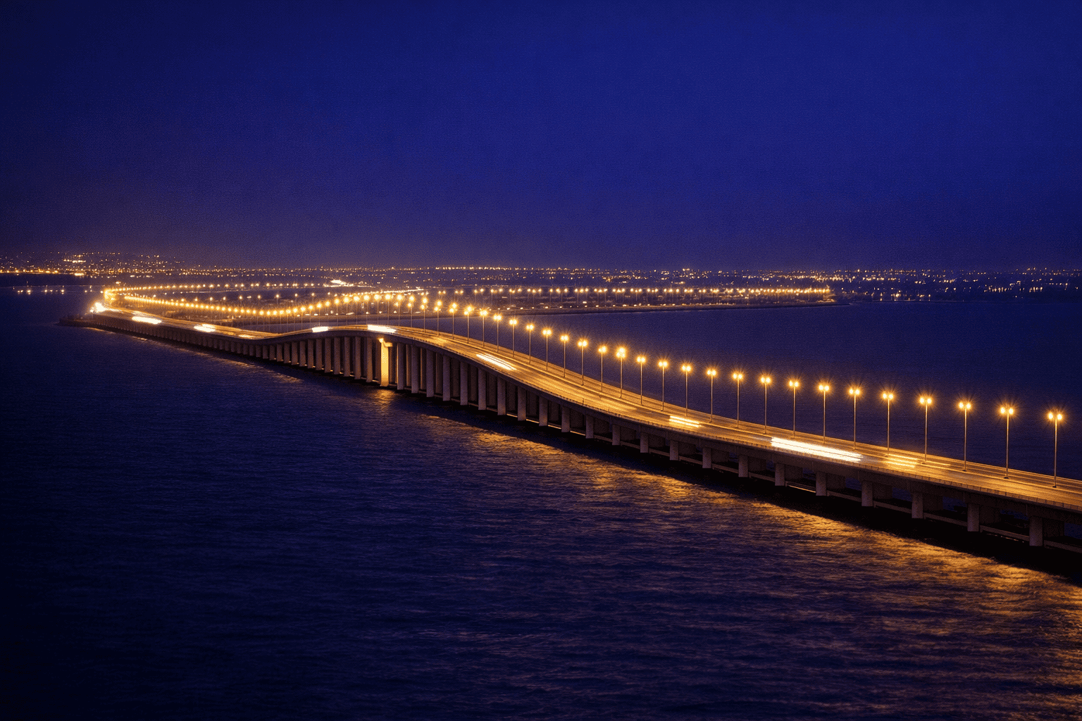 جسر الملك فهد الى البحرين بالخبر